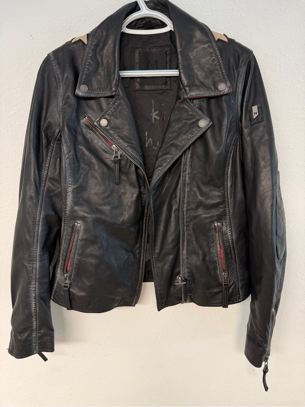 MAURITIUS WOMEN'S CHRISTY RF LEATHER JACKET | BLACK